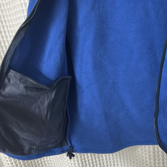Vineyard Vines Mens Blue Fleece Vest Medium - Picture 5 of 8